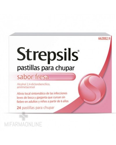 STREPSILS 24 PASTILLAS FRESA