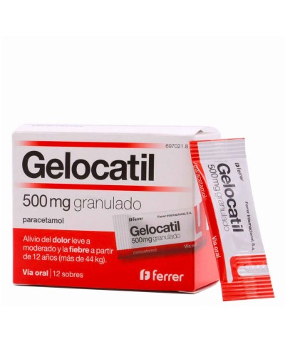 GELOCATIL 500 MG 12 SOBRES...