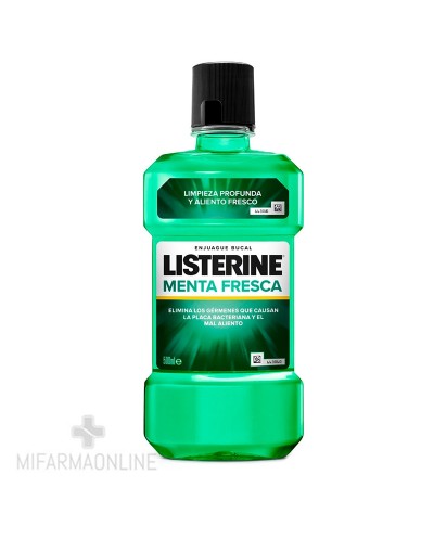 LISTERINE MENTA FRESCA 500 ML