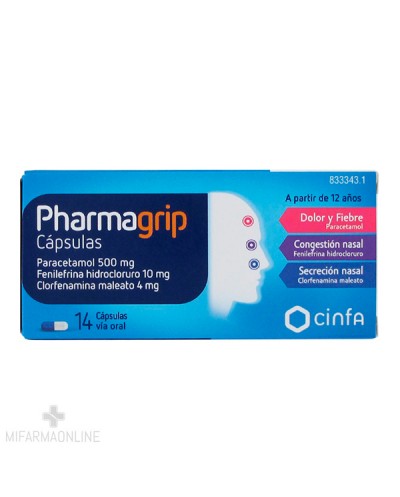 PHARMAGRIP 14 CAPSULAS